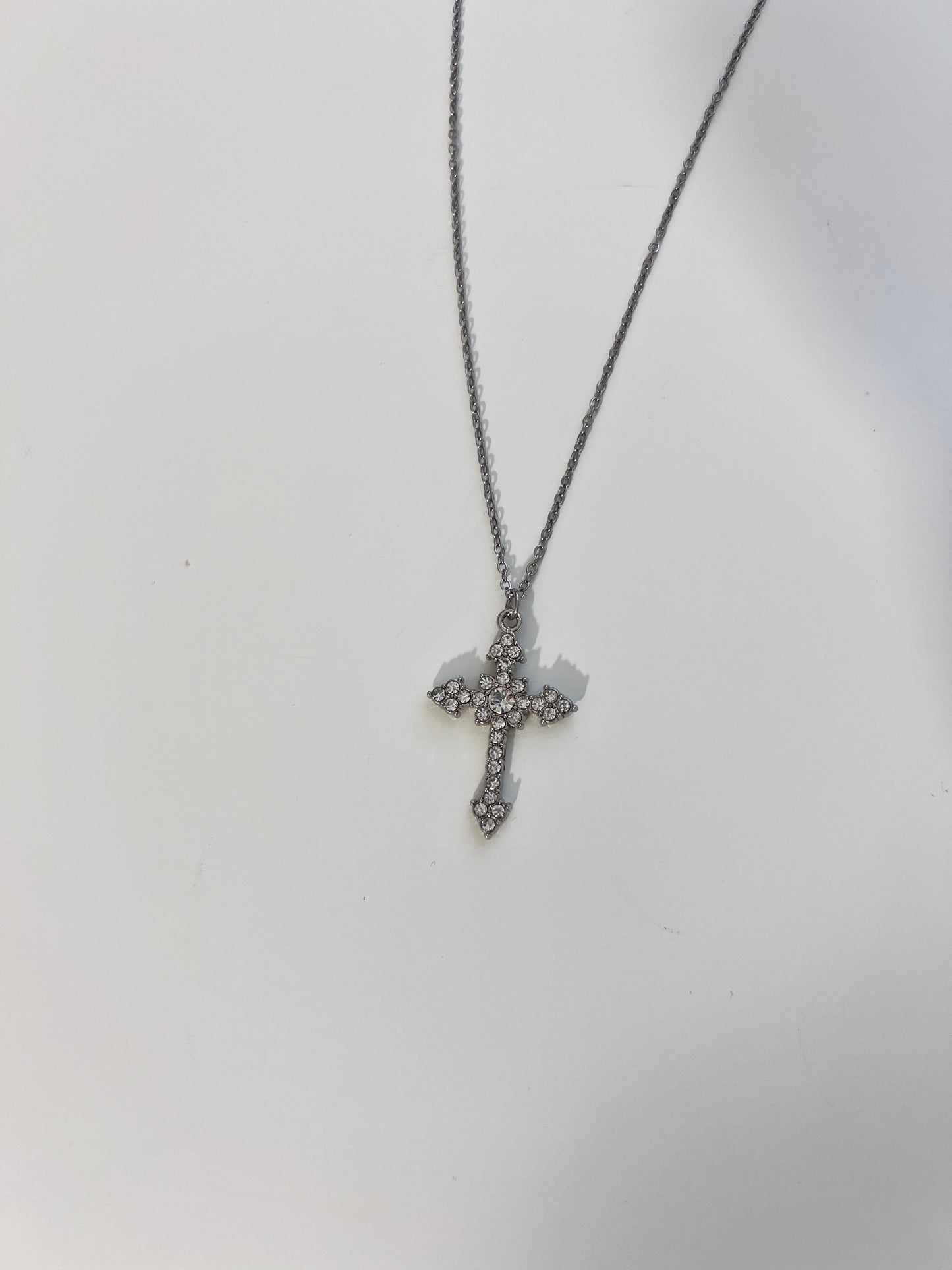 Diamond Cross Pendent Necklace