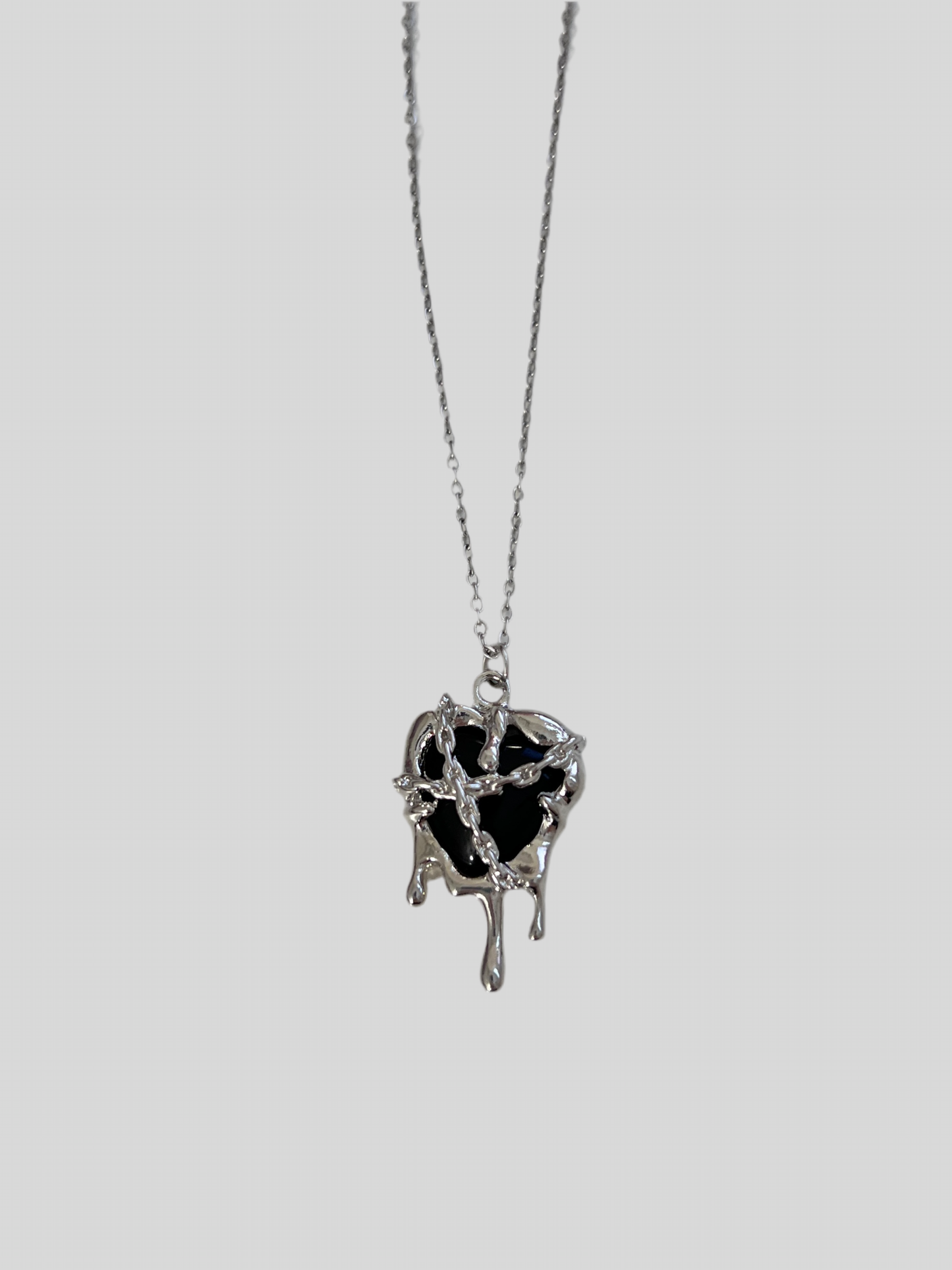 Melting Heart Pendent Necklace