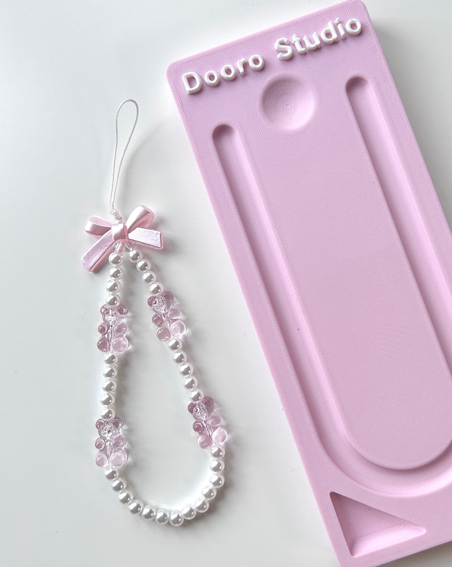 Pearly Gummy Bear Phone Charm (Colored Edition)