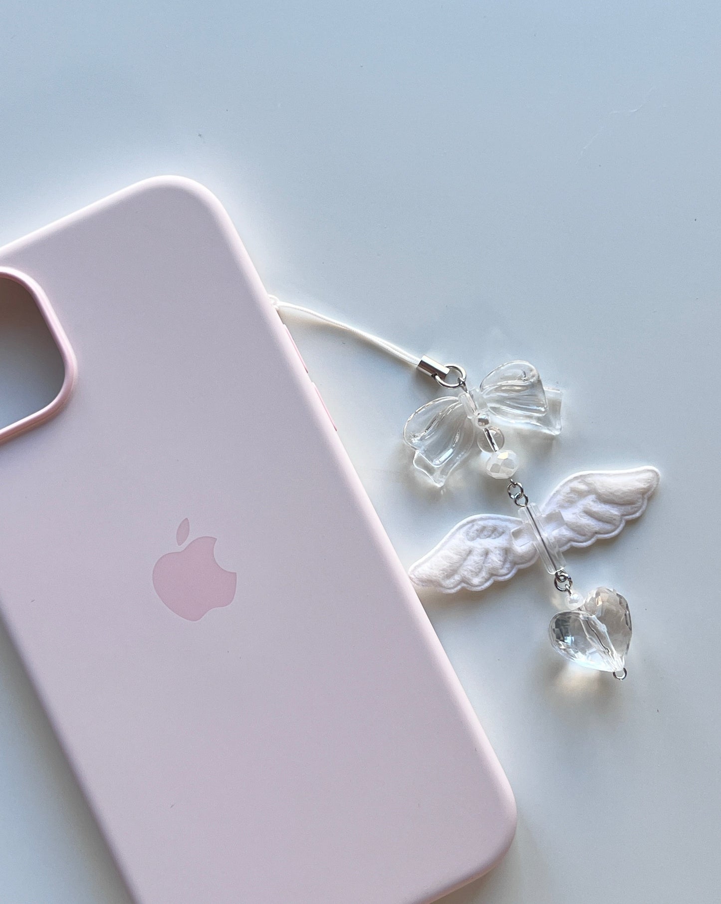 Cross Angel Phone Charm