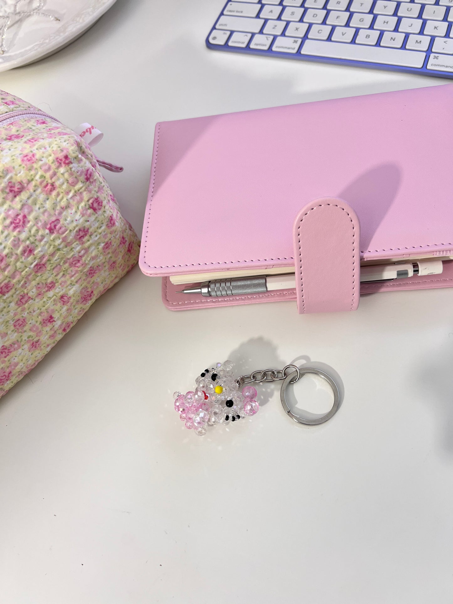 Hello Kitty Beaded Keychain