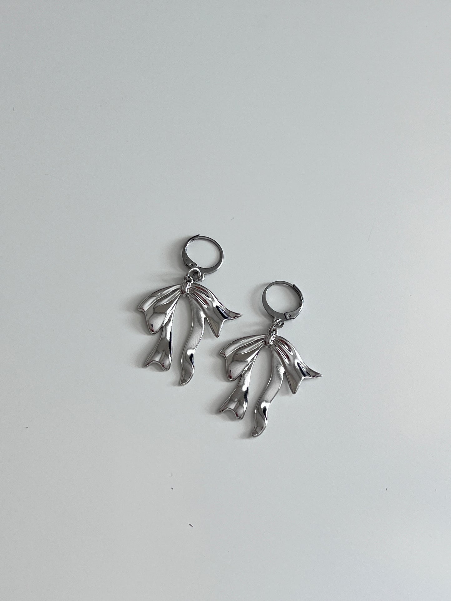 Metal Bow Earrings
