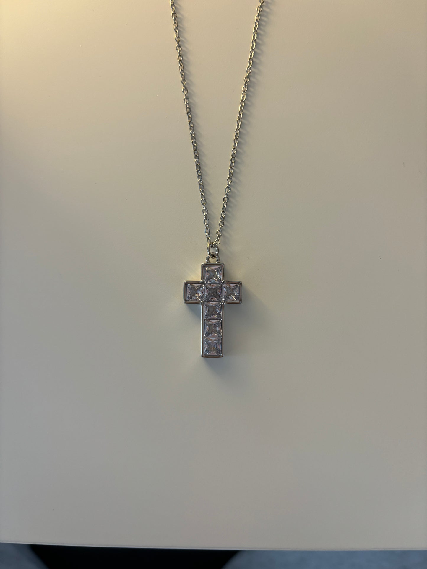 Princess Cross Pendant Necklace
