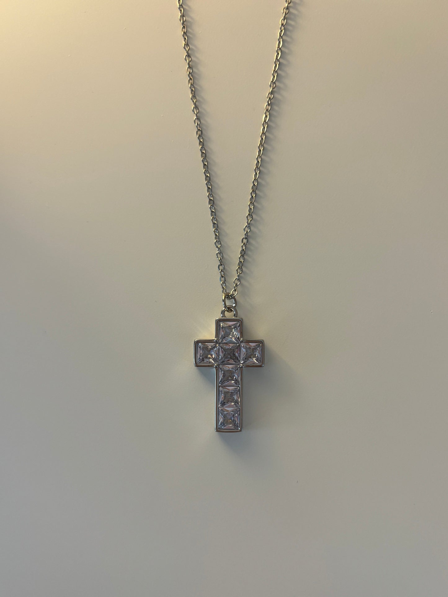 Princess Cross Pendant Necklace