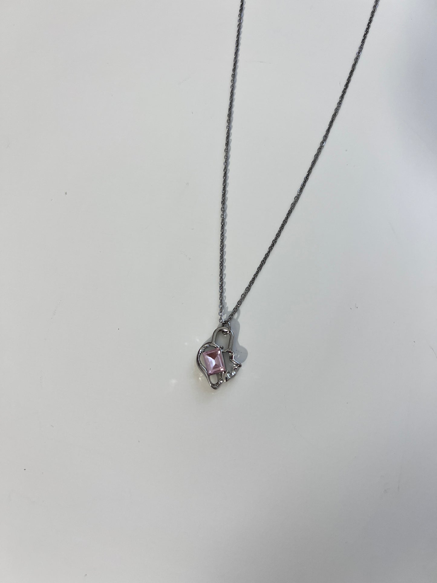 Pink Diamond Pendent Necklace
