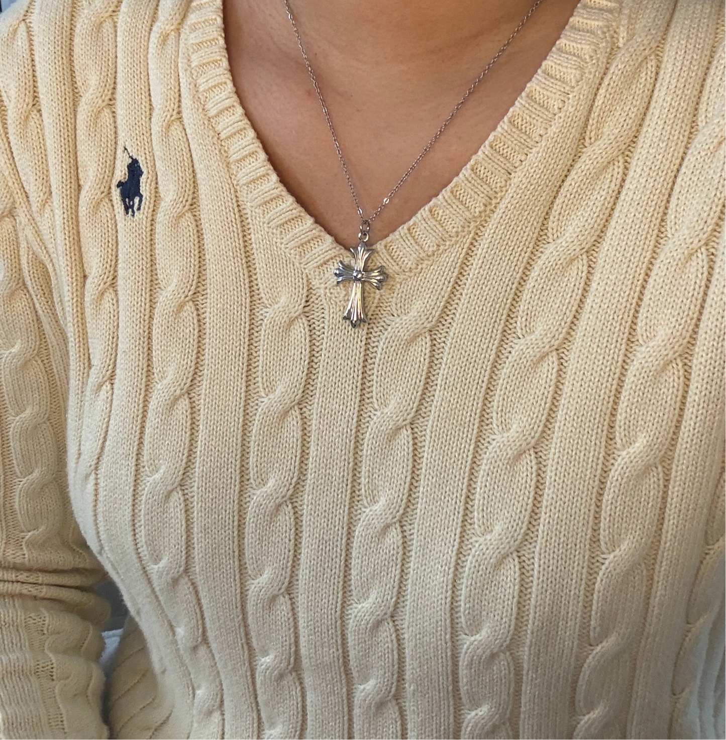 CH Style Cross Necklace