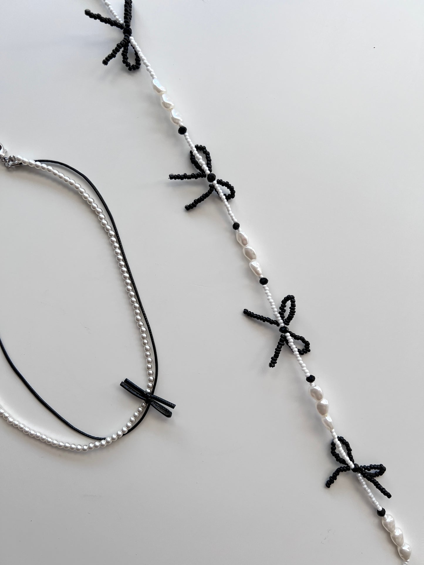 Pearl Bow Necklace
