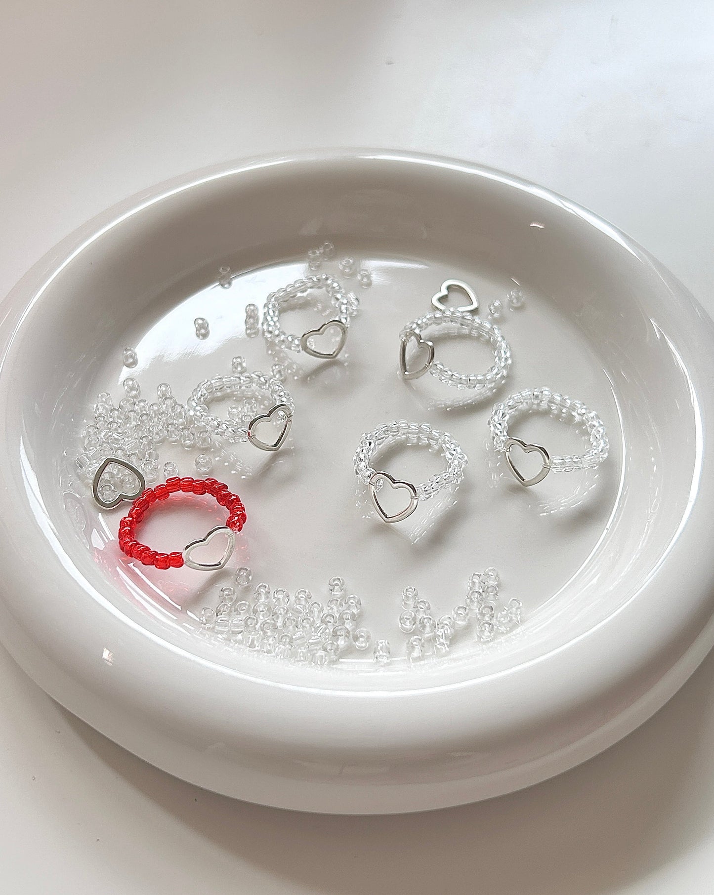 Metal Heart Ring - showcase