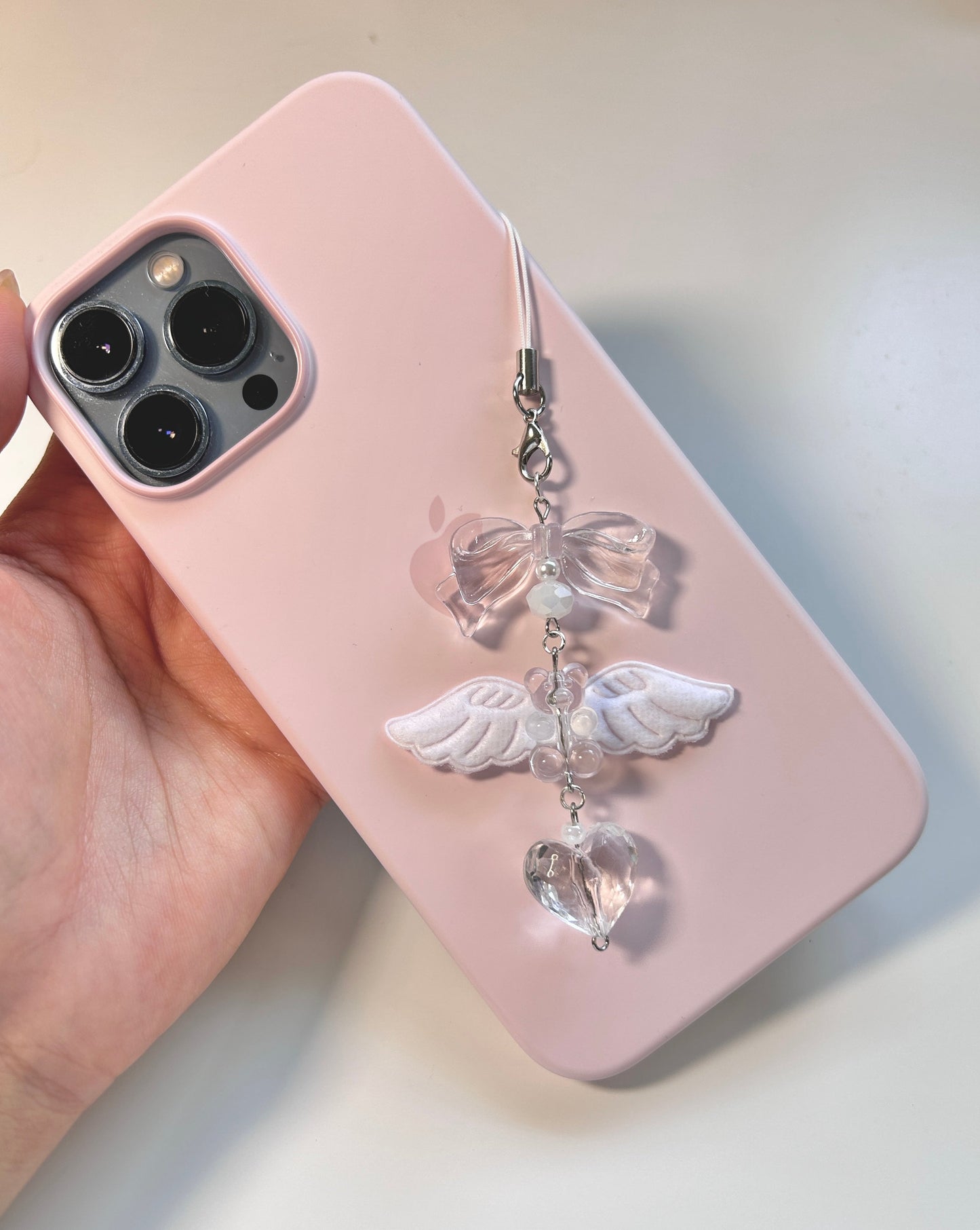 Gummy Bear Angel Phone Charm - white phone5