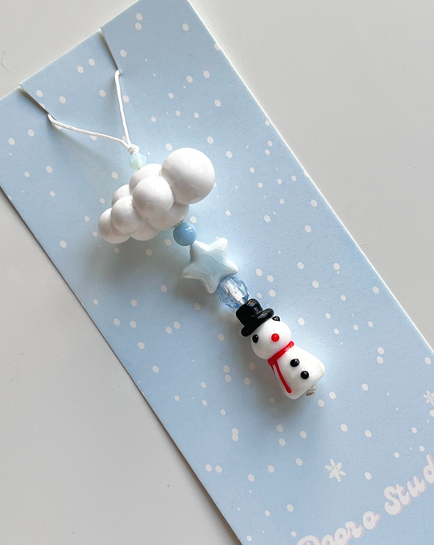 Snowman Phone Charm