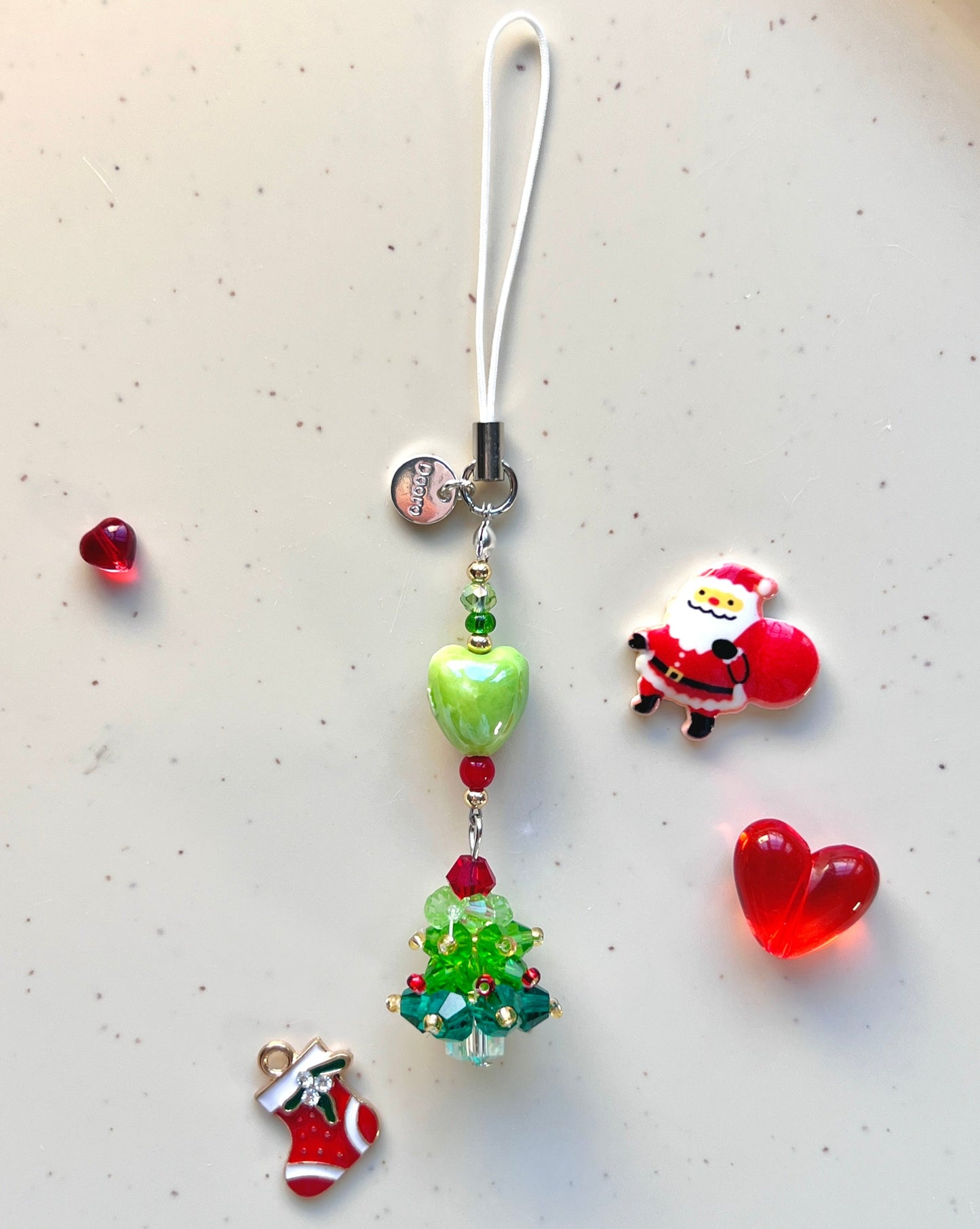 Christmas Tree Short Phone Charm