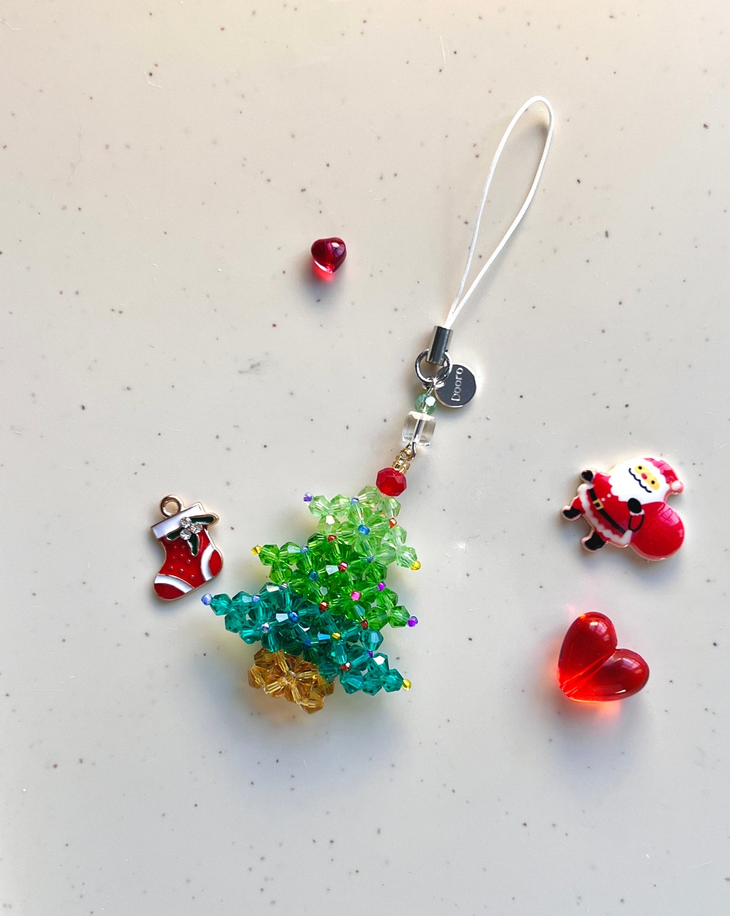Christmas Tree Short Phone Charm