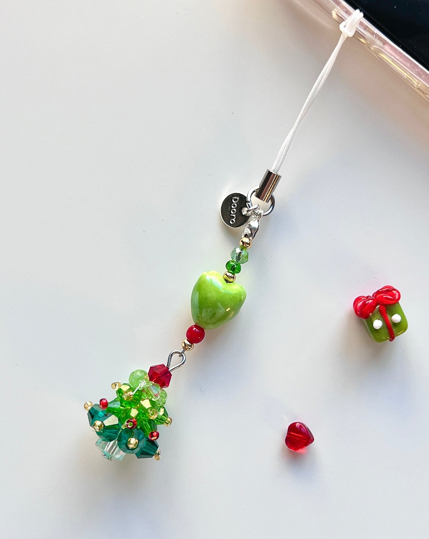 Christmas Tree Short Phone Charm