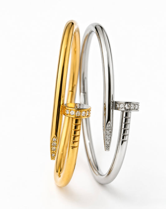 Nail Cuff Bangle