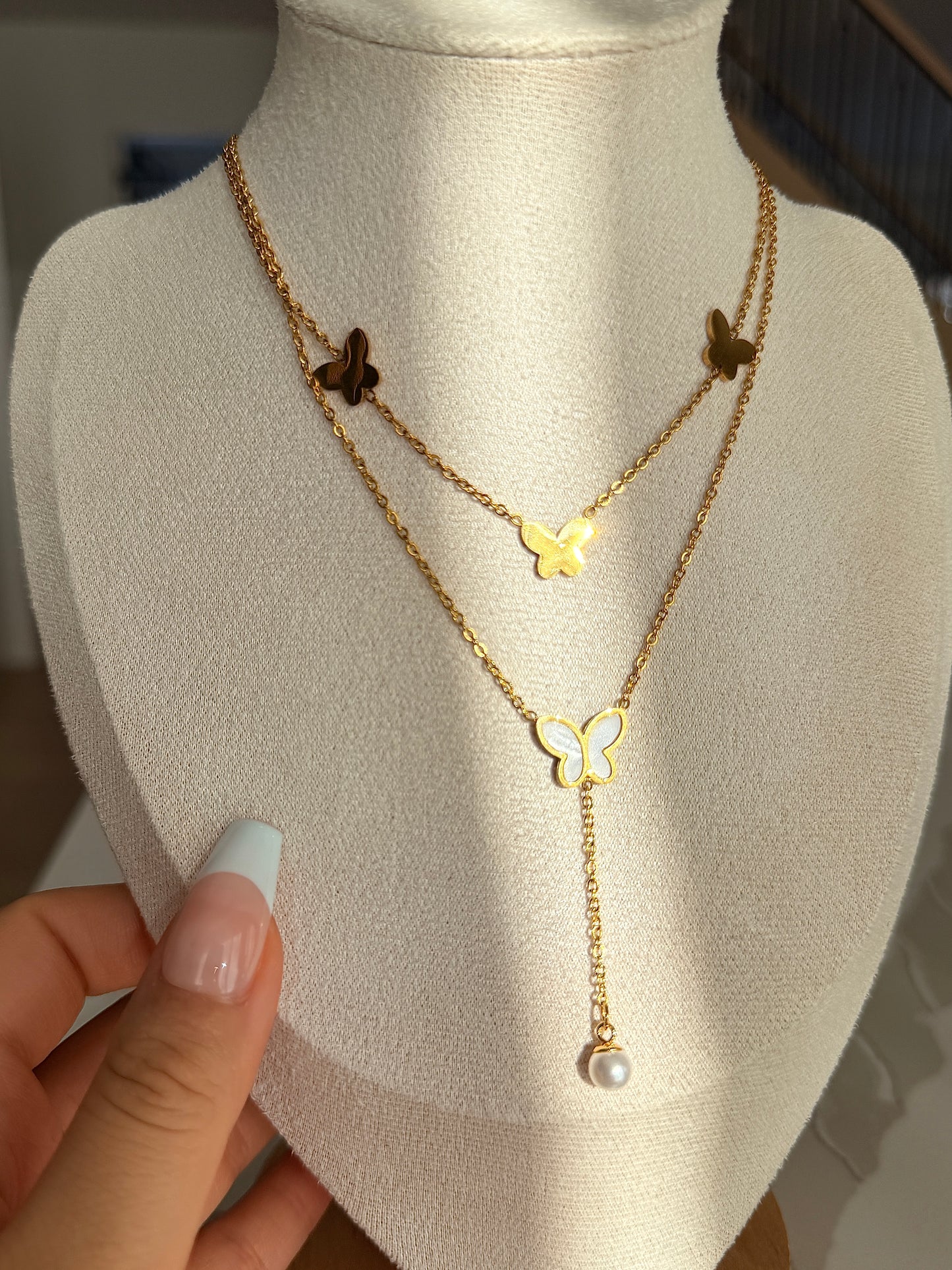 Butterfly Layering Necklace