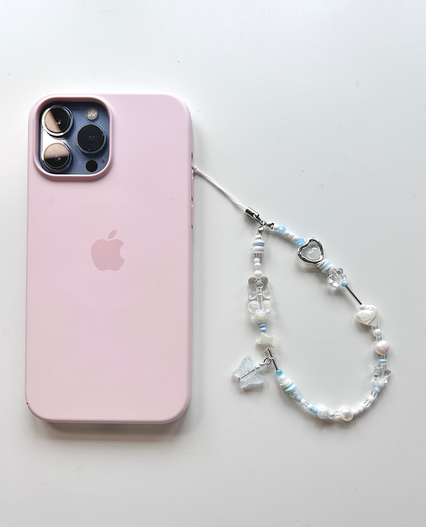 Pink Ocean Phone Charm