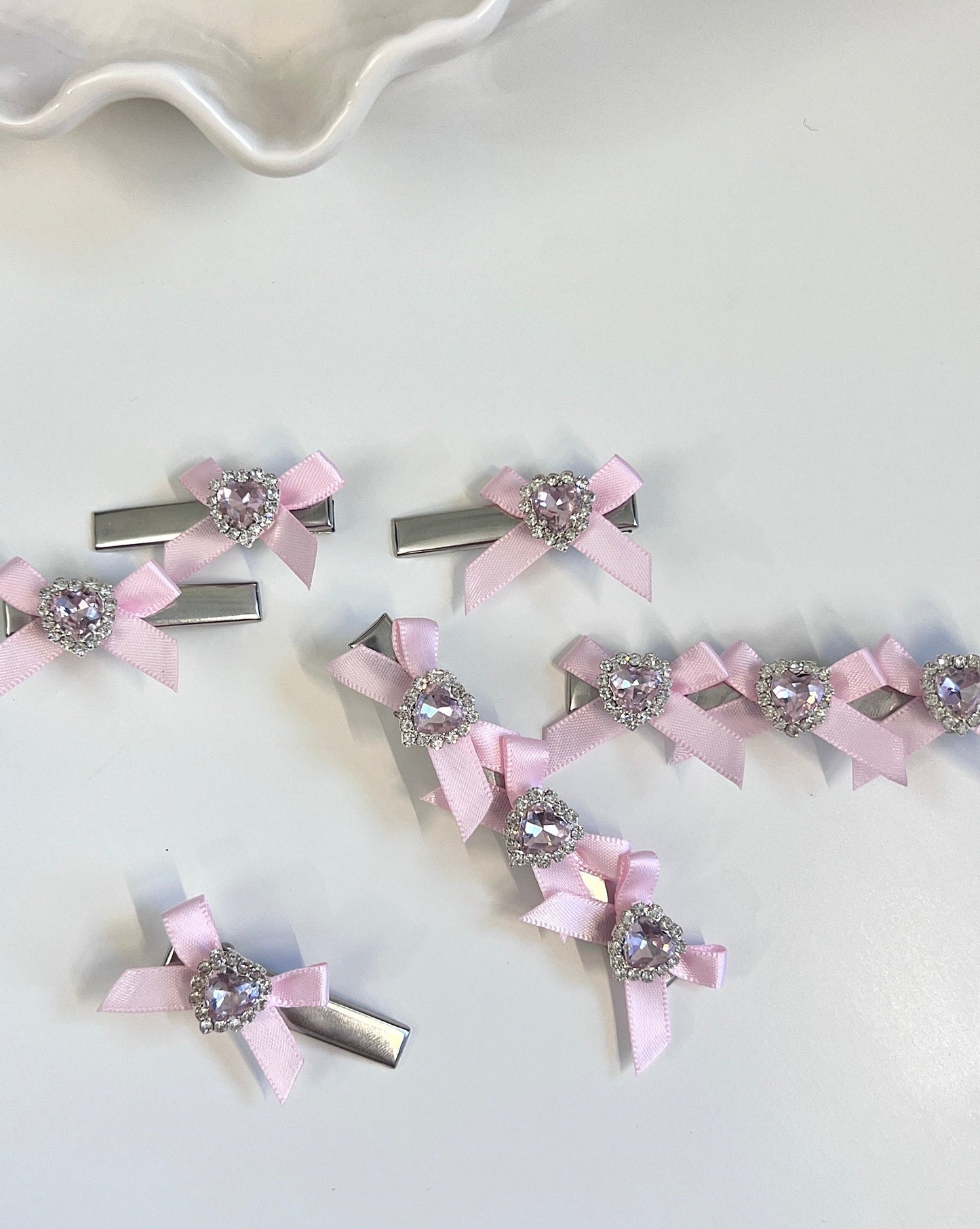 Beaming Love Hair Clips