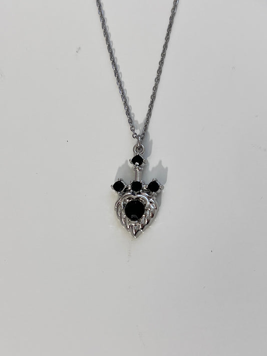 Black Magic Pendent Necklace