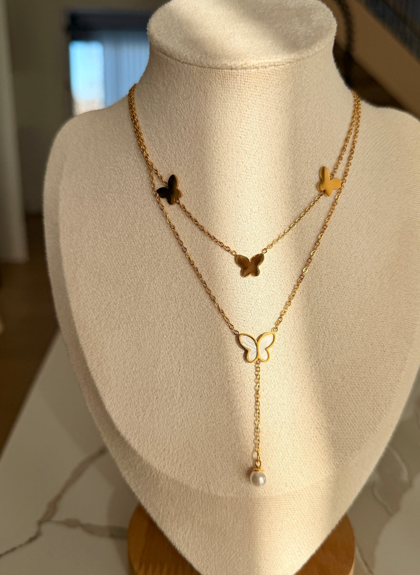 Butterfly Layering Necklace