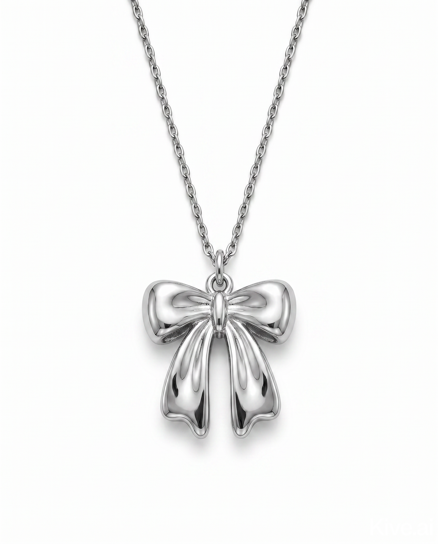 Butterfly Bow Tie Pendent Necklace