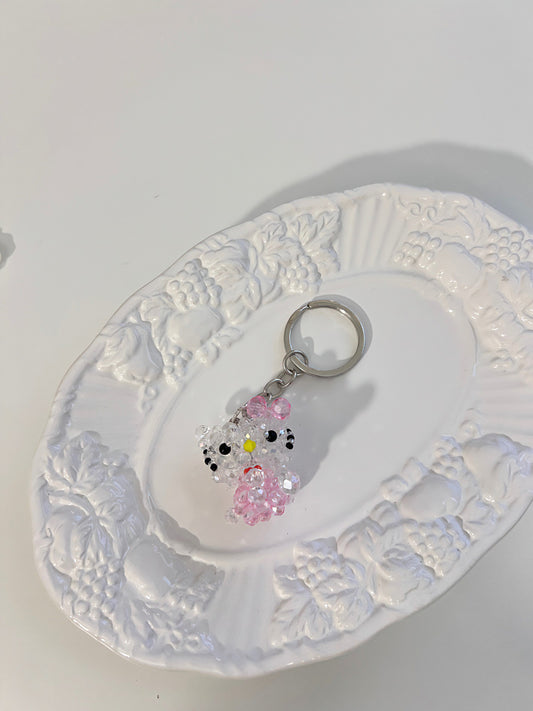 Hello Kitty Beaded Keychain