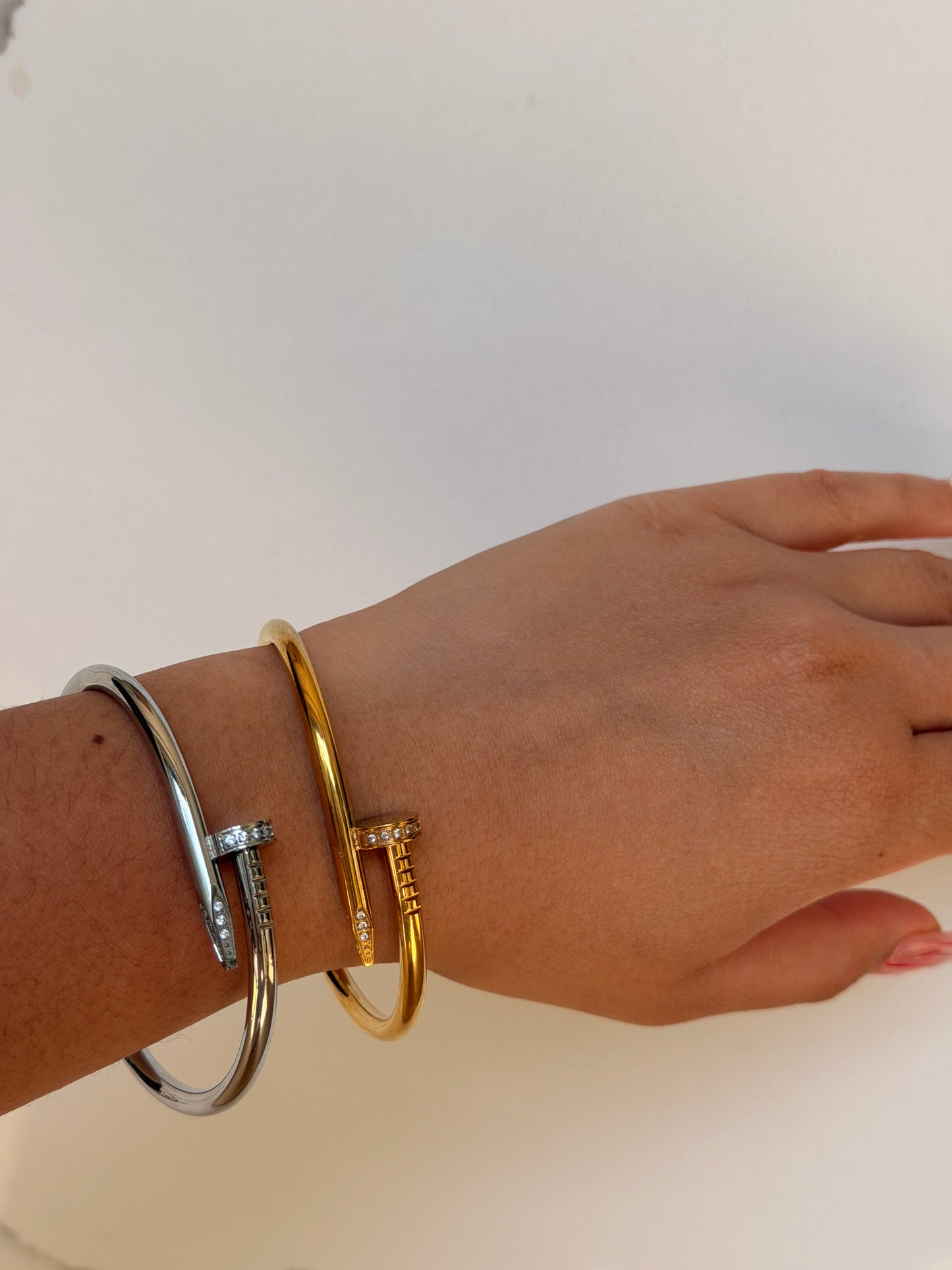 Nail Cuff Bangle