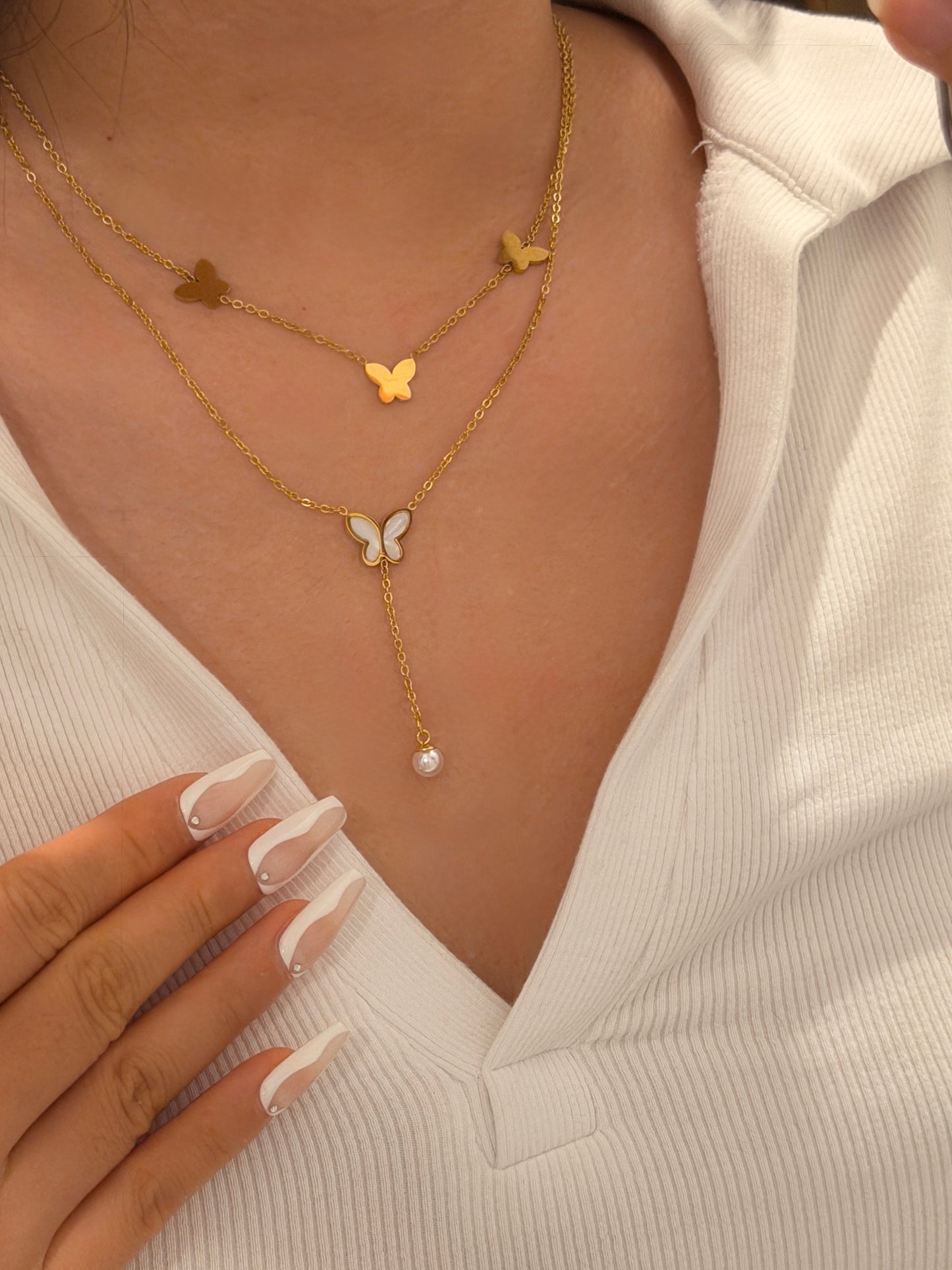 Butterfly Layering Necklace