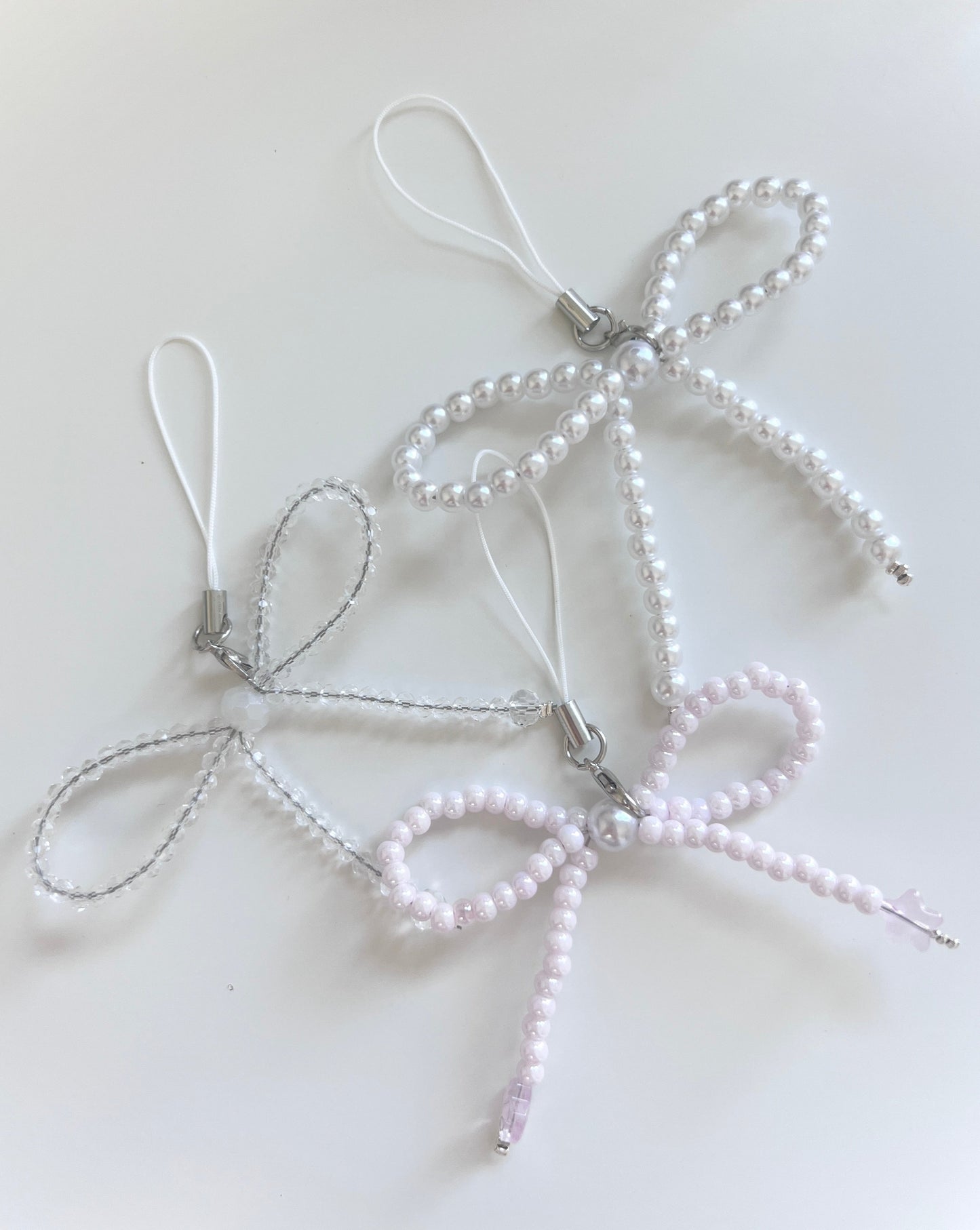 Beaded Bow Charm