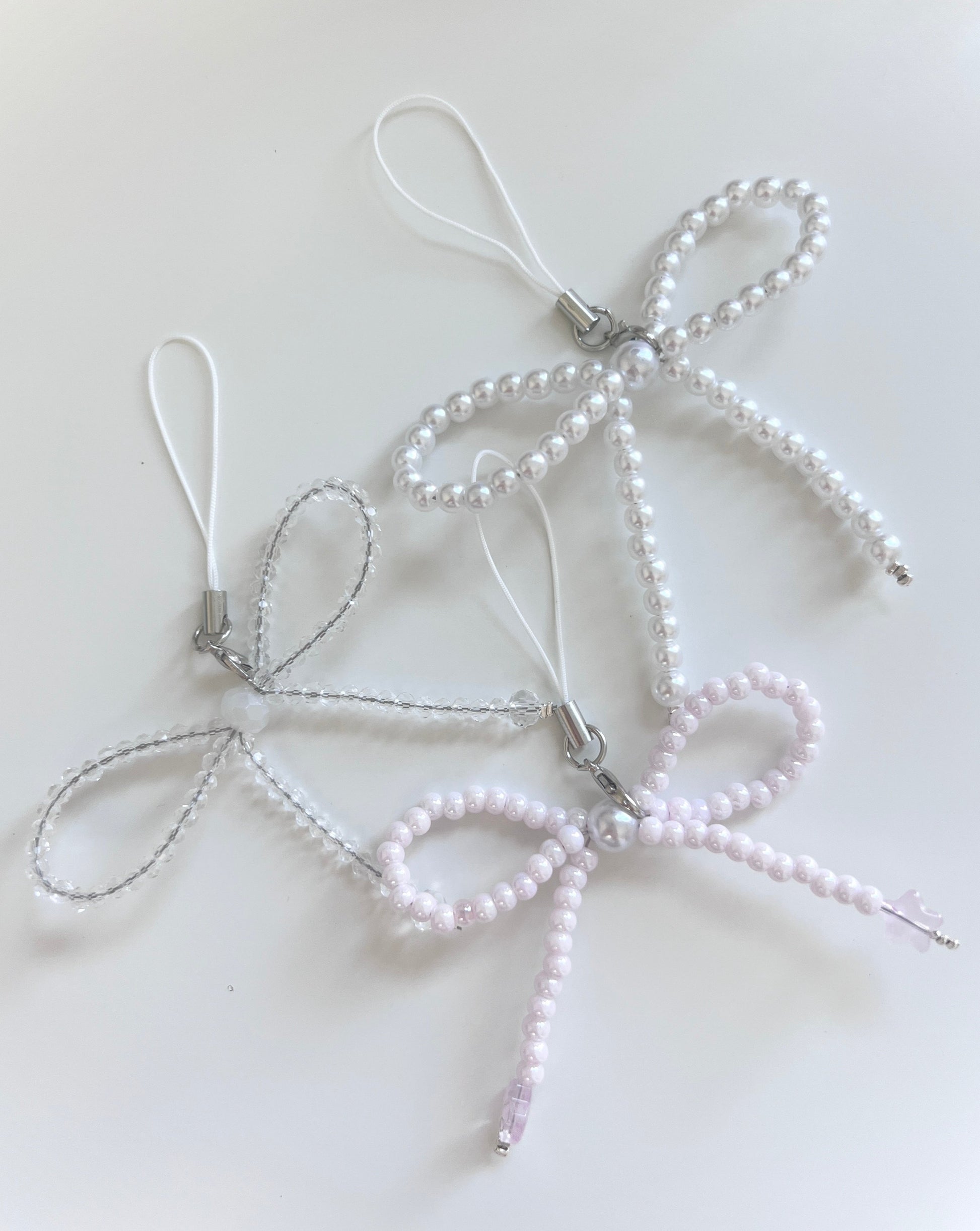 Beaded Bow Charm