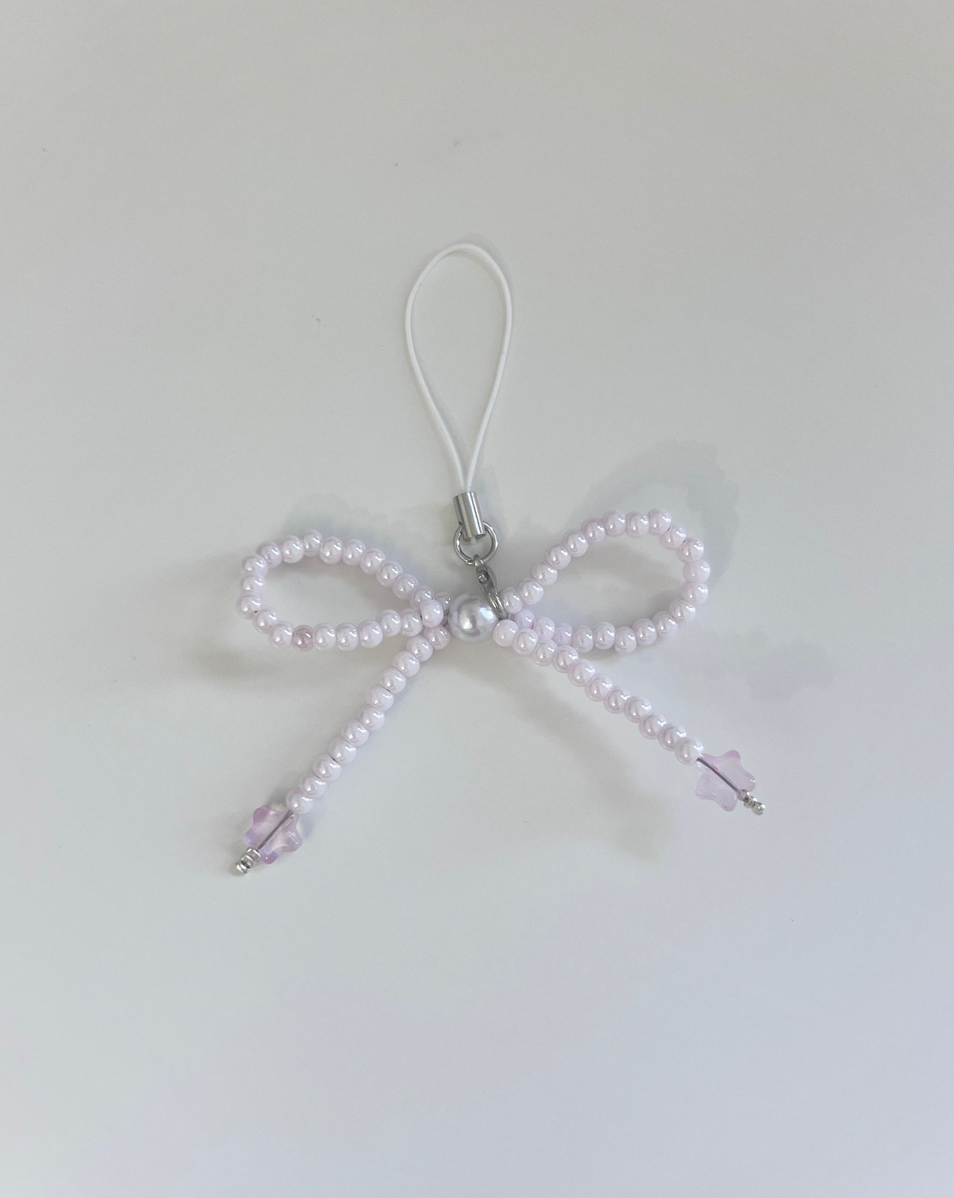 Beaded Bow Charm