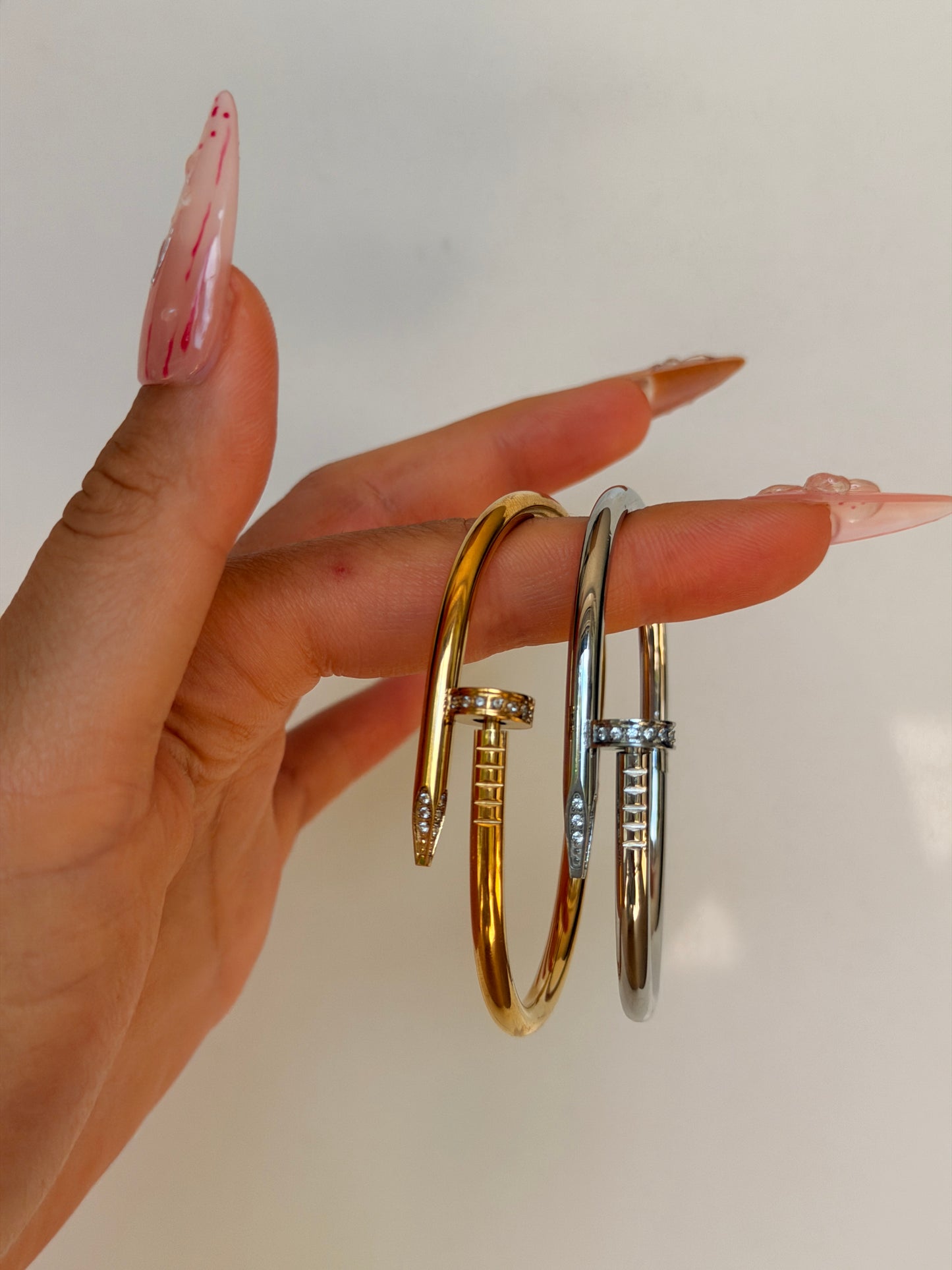 Nail Cuff Bangle
