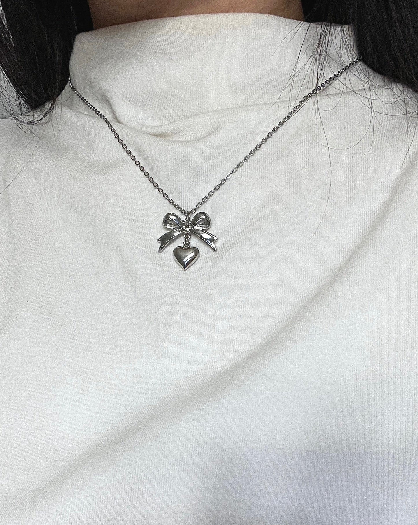 Chrome Love Necklace