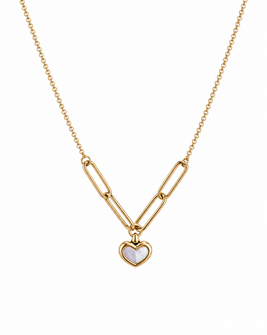 Chain Heart Pendant Necklace