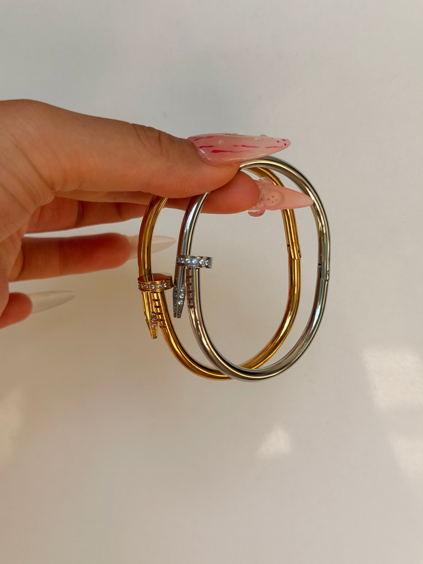 Nail Cuff Bangle