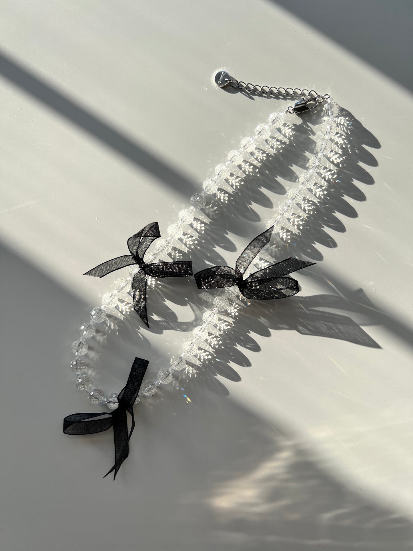 Triple Bow Necklace