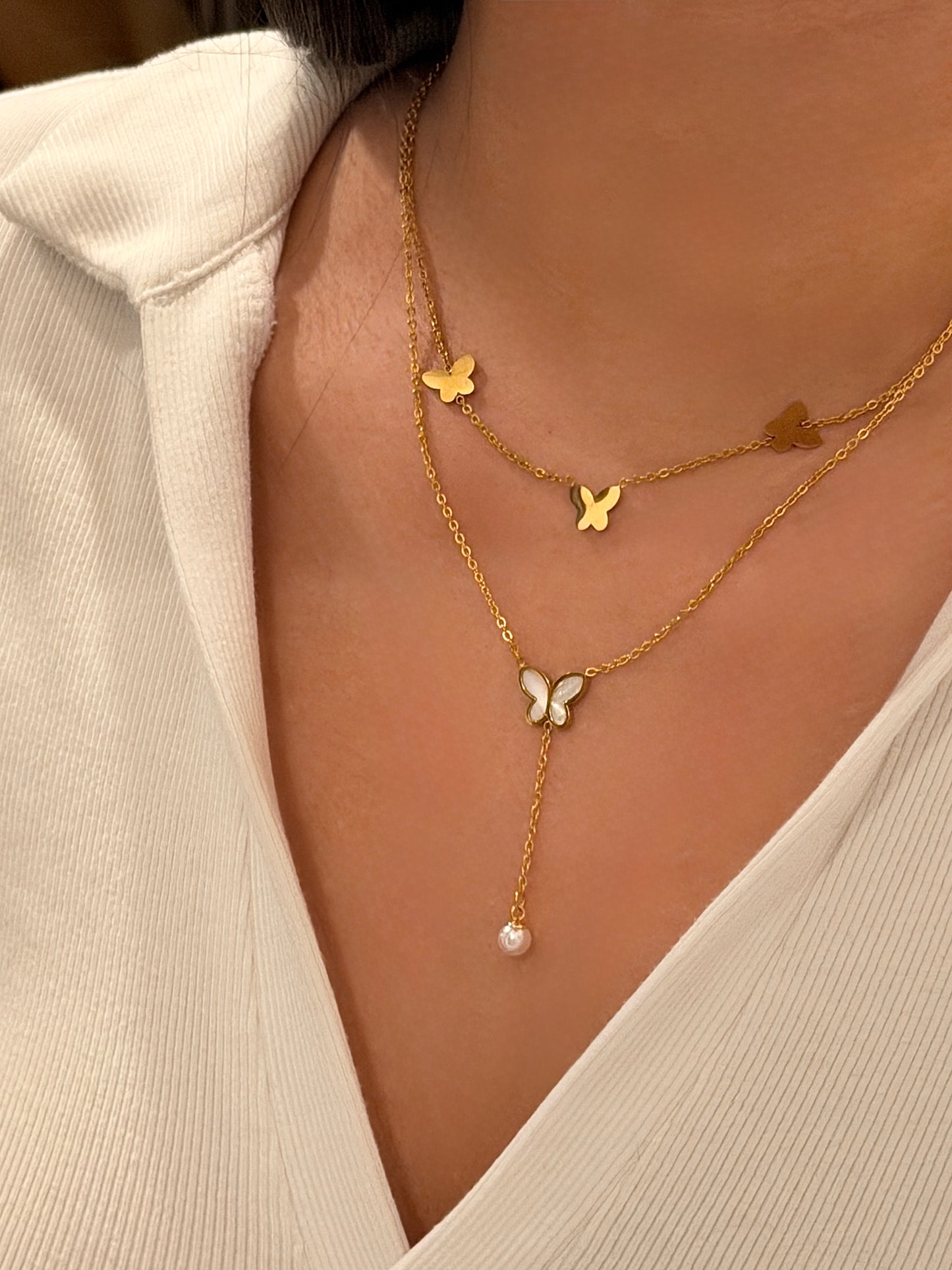 Butterfly Layering Necklace