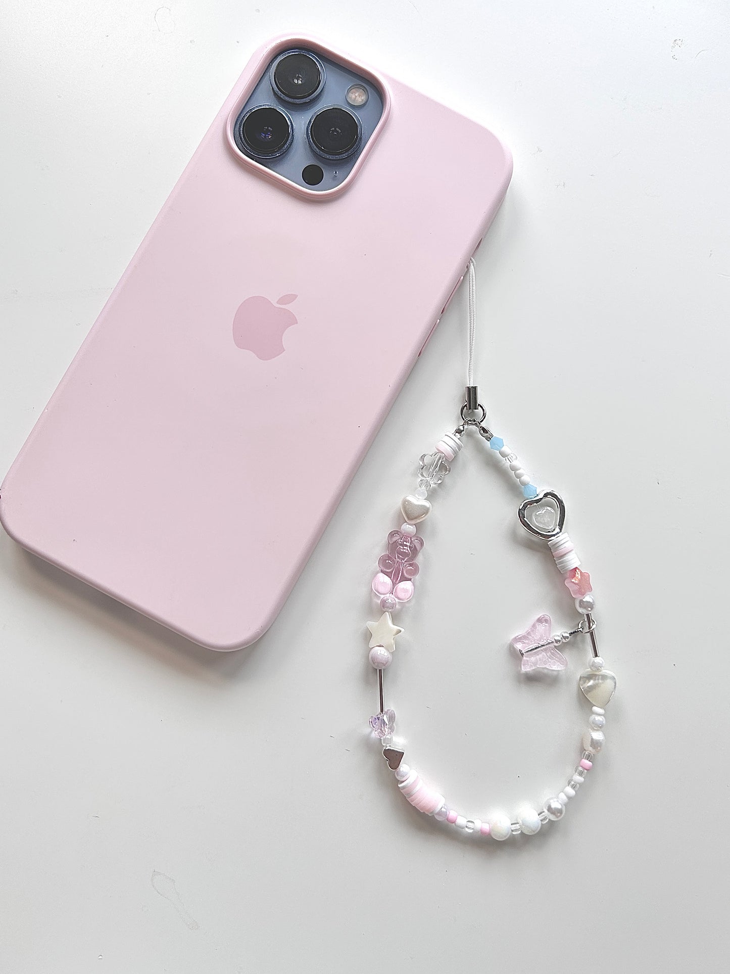 Pink Ocean Phone Charm