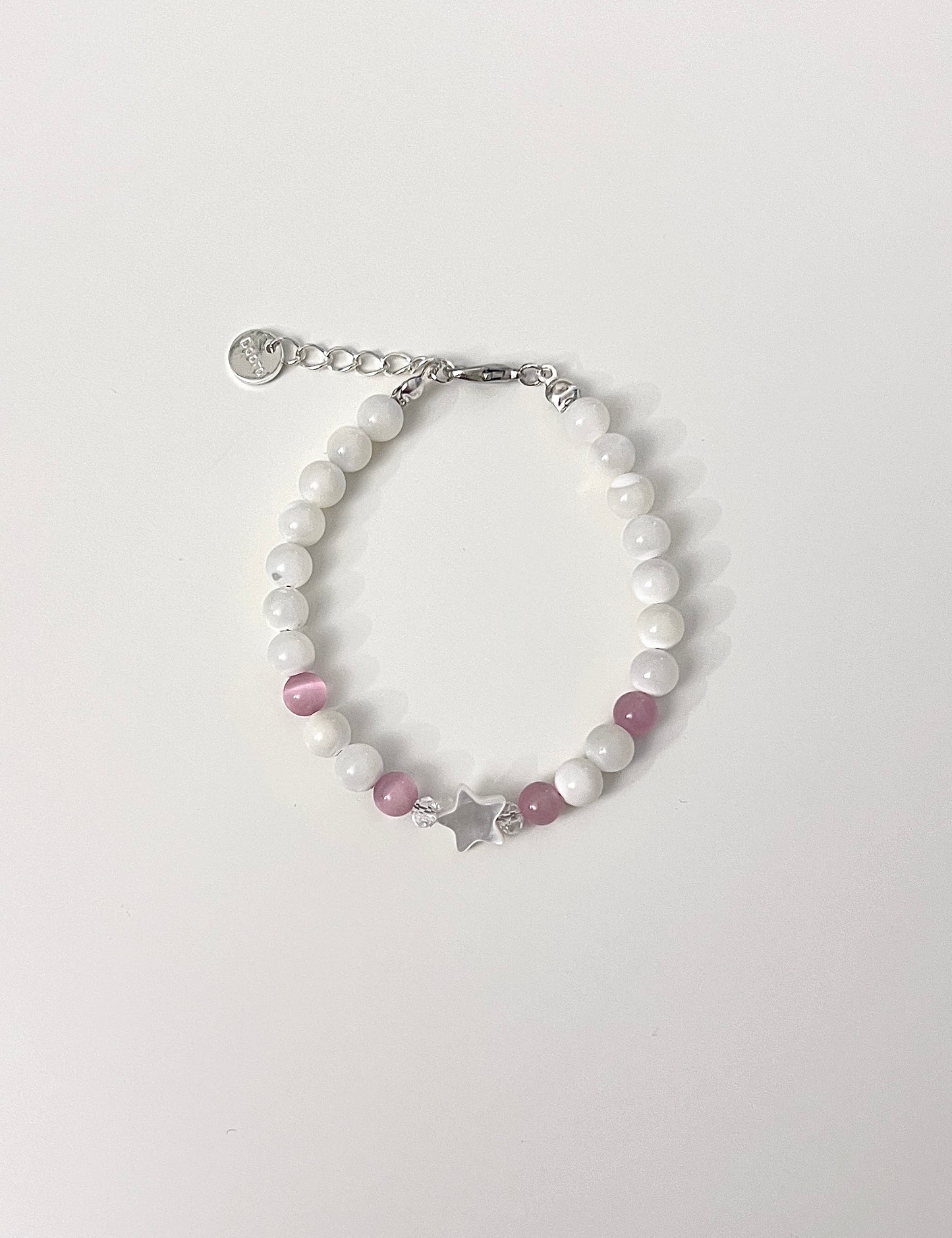 White Opal Star Bracelet