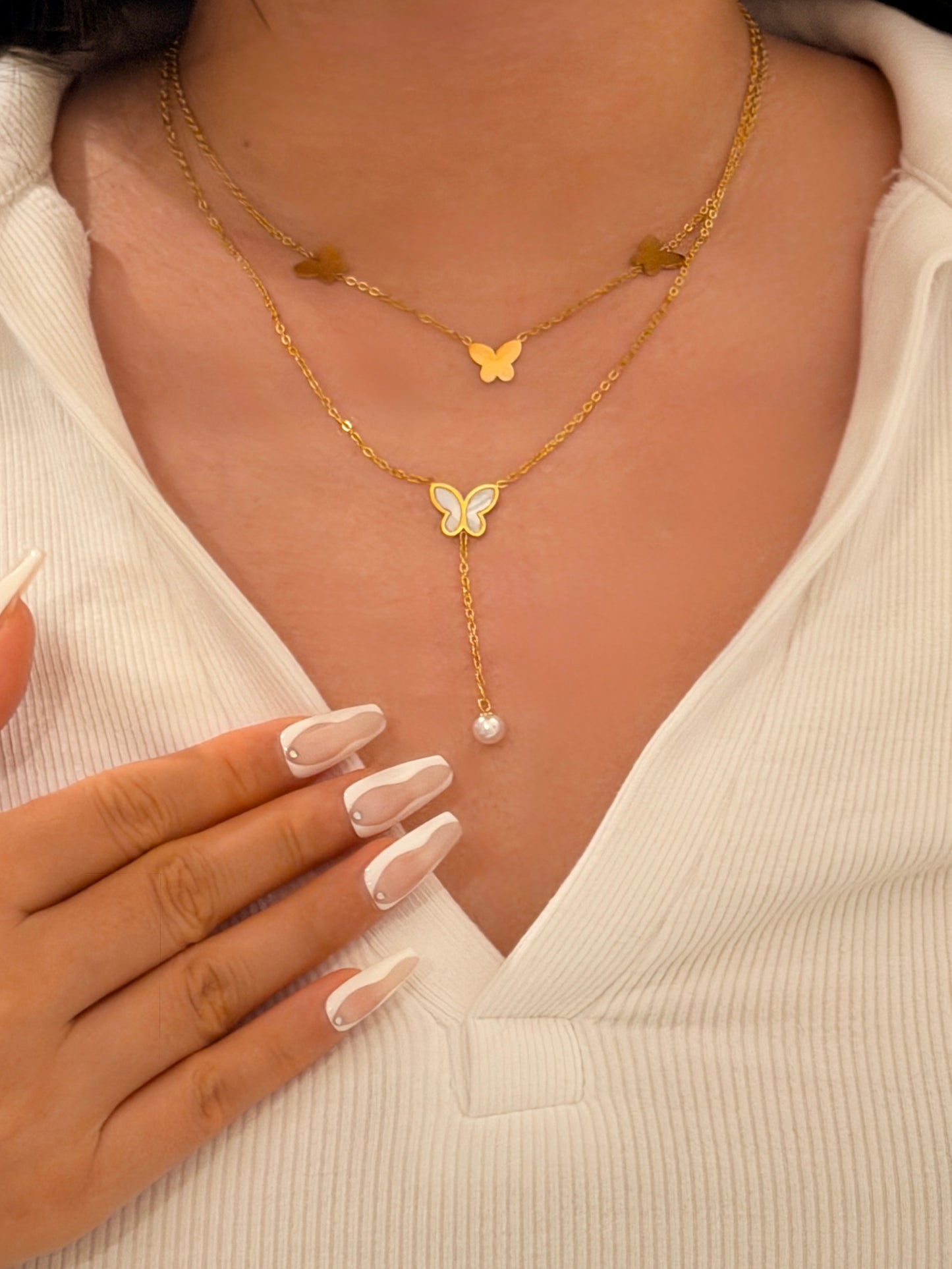 Butterfly Layering Necklace