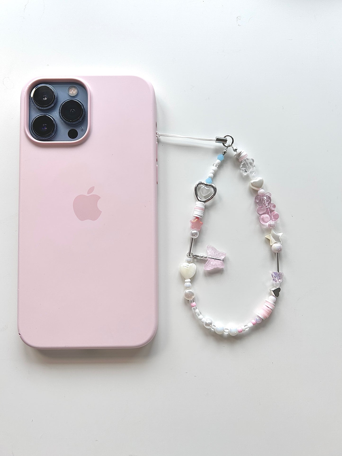 Pink Ocean Phone Charm
