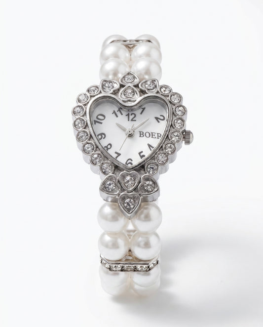 Y2K Pearly Watch Bracelet