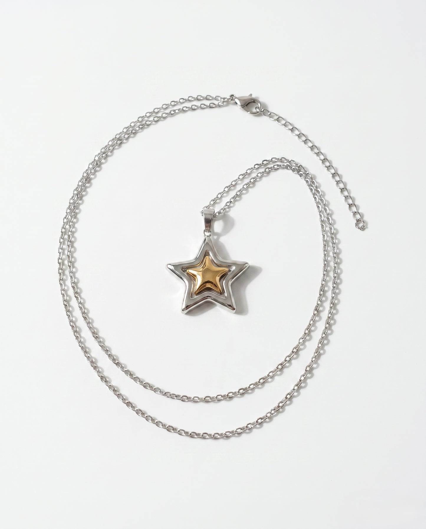 Vintage Star Pendant Necklace