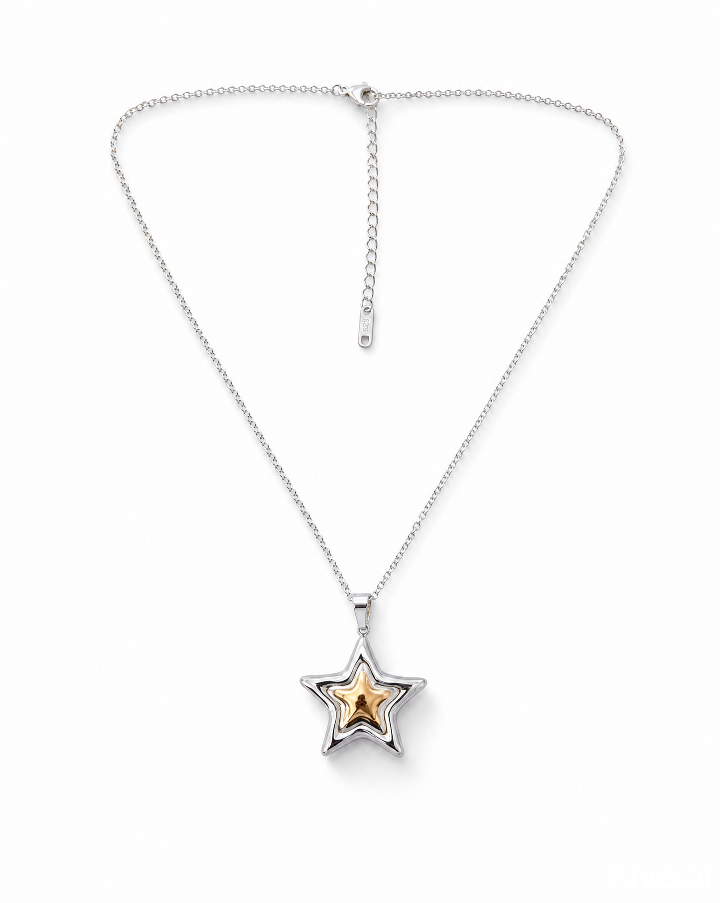 Vintage Star Pendant Necklace