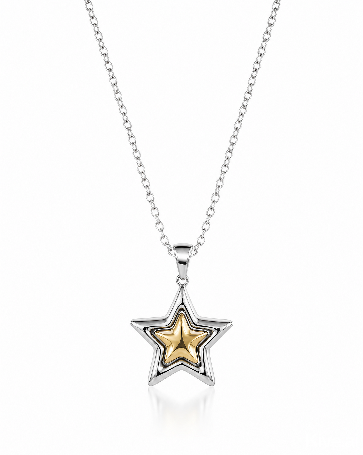 Vintage Star Pendant Necklace