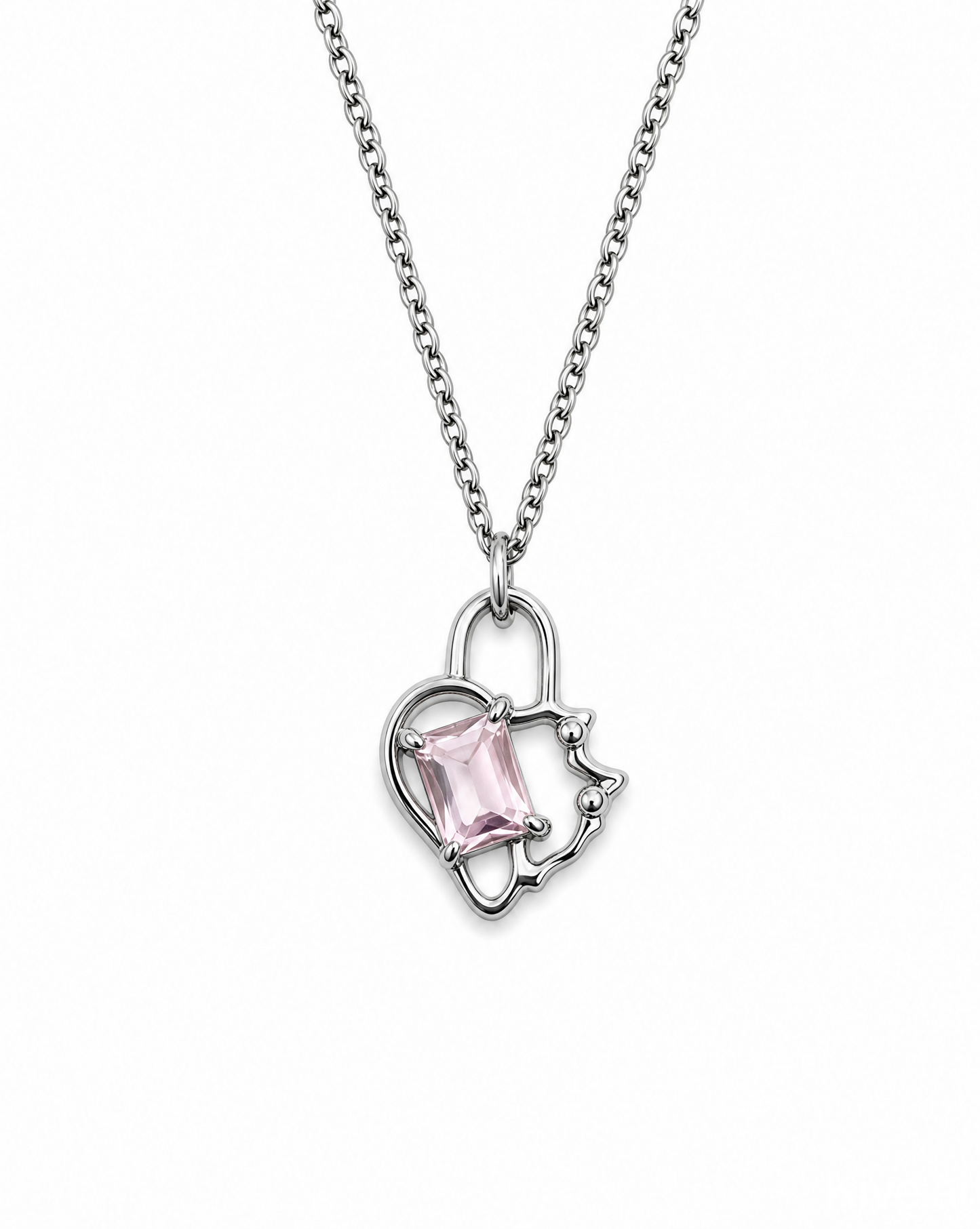 Pink Diamond Pendent Necklace