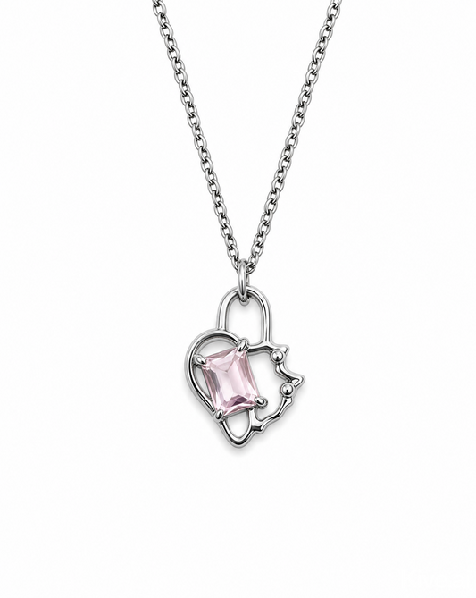 Pink Diamond Pendent Necklace