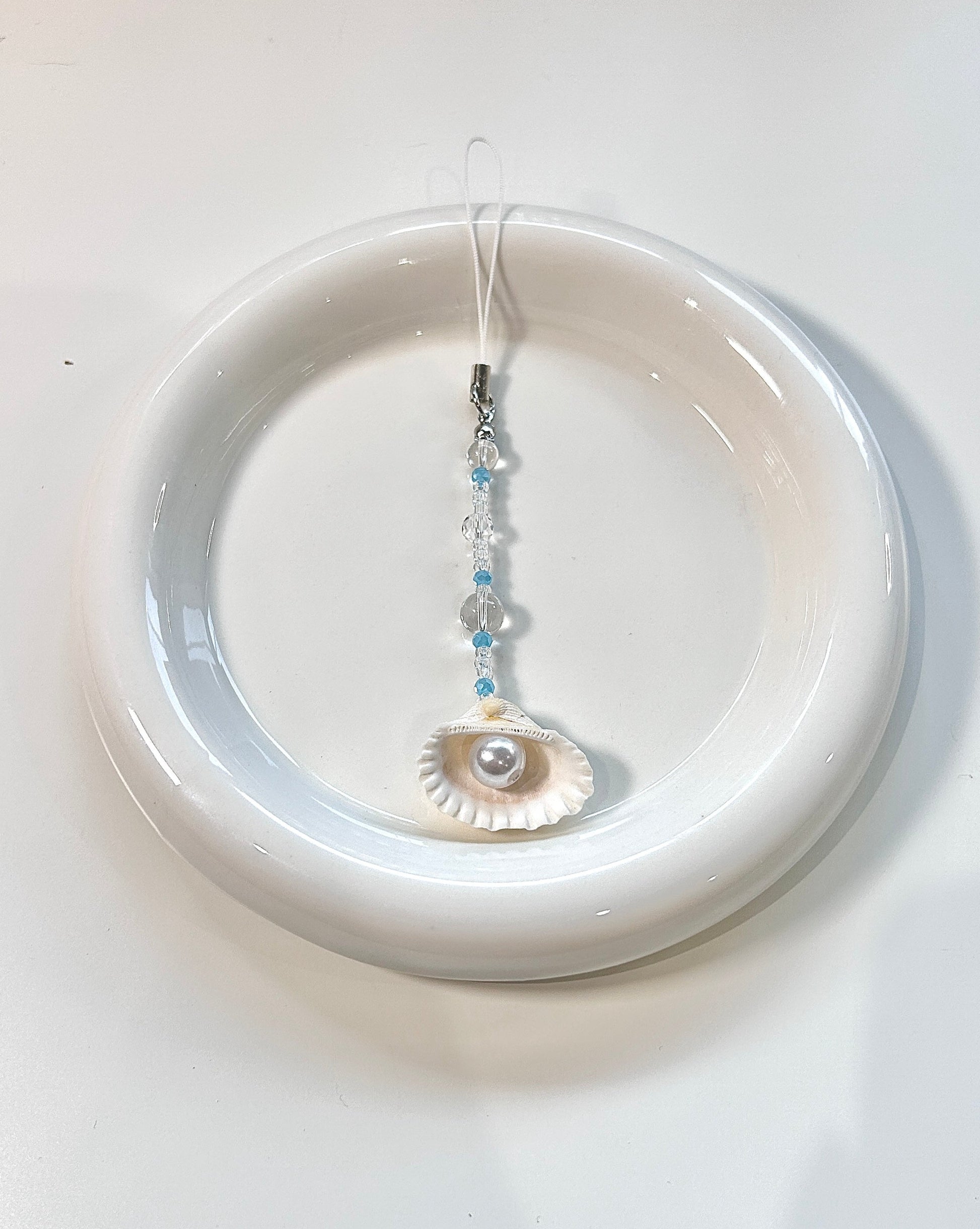 Sound of Ocean Phone Charm - blue
