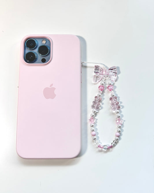 Sparkling Gummy Bear Phone Charm - with phone