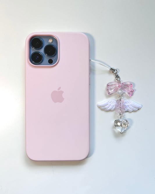 Gummy Bear Angel Phone Charm - white phone1