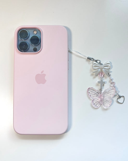 Enchanting Butterfly Phone Charm - with phone1